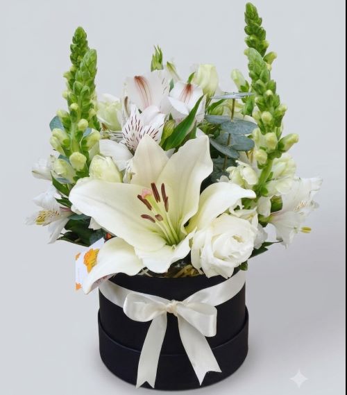 Flower Box Elegance flores Brancas