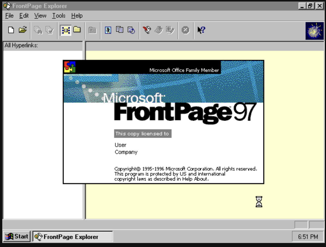 Desenvolvimento web e frontpage